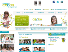 Tablet Screenshot of centia.es